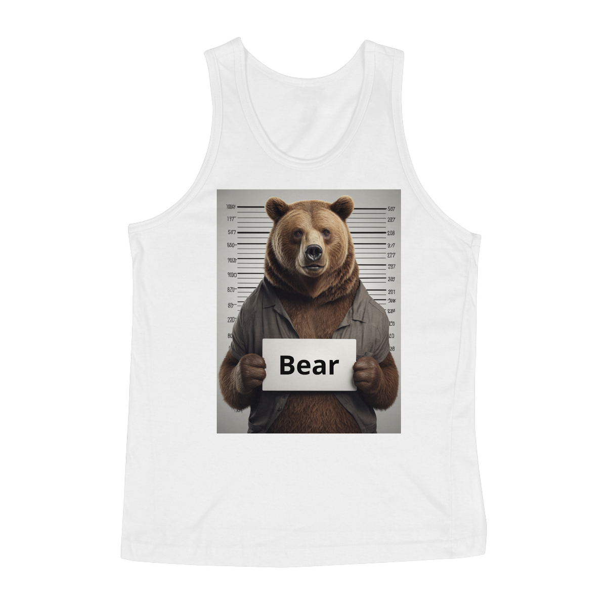 Nome do produto: Bear Mugshot - Regata