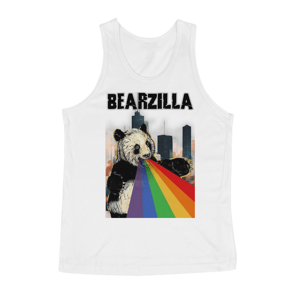 Nome do produto: Bearzilla Panda - Regata