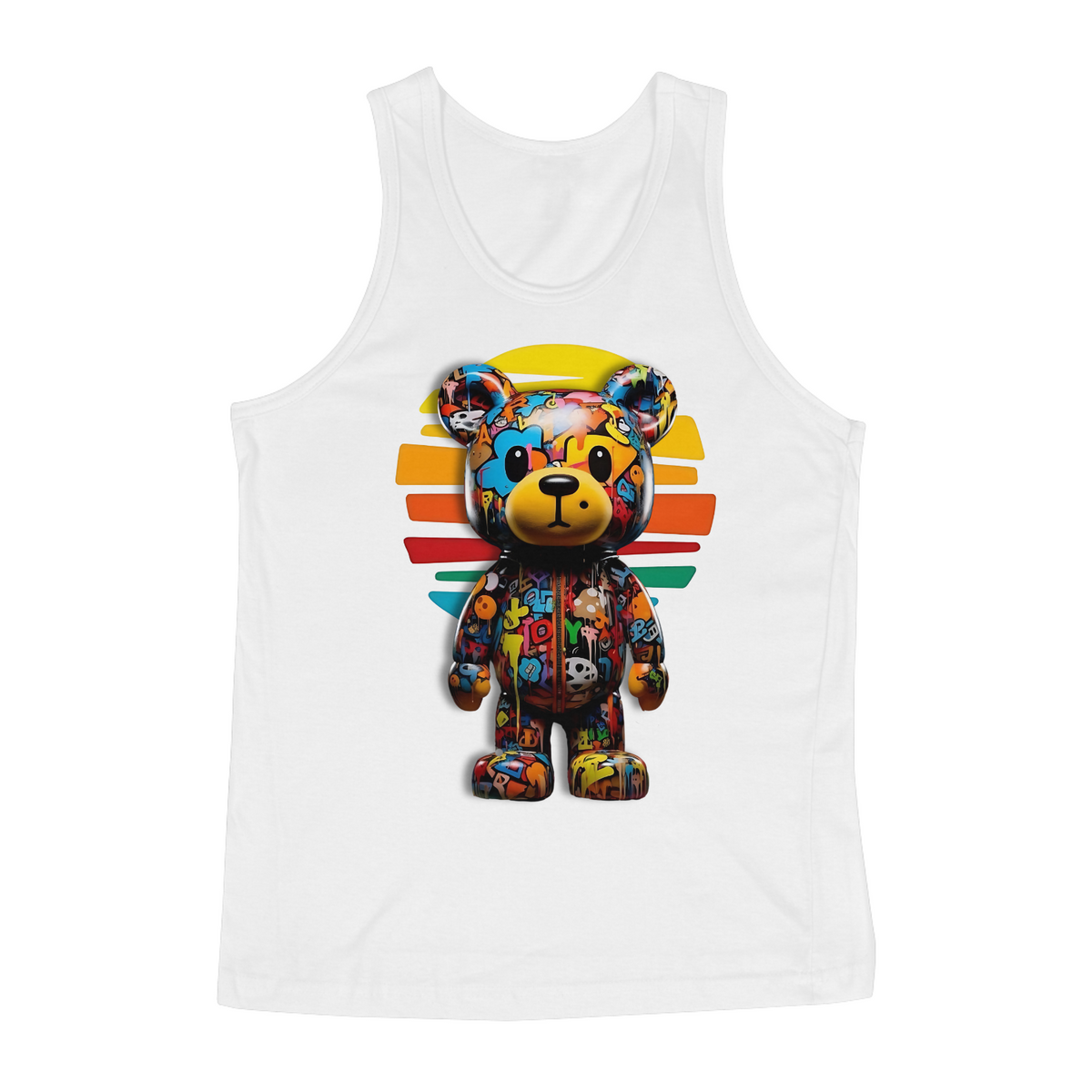 Nome do produto: Pop Art Teddy Pintura - Regata