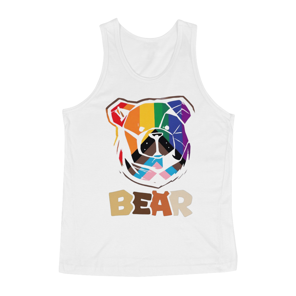 Nome do produto: Pride Flag Bear Mosaic - Regata