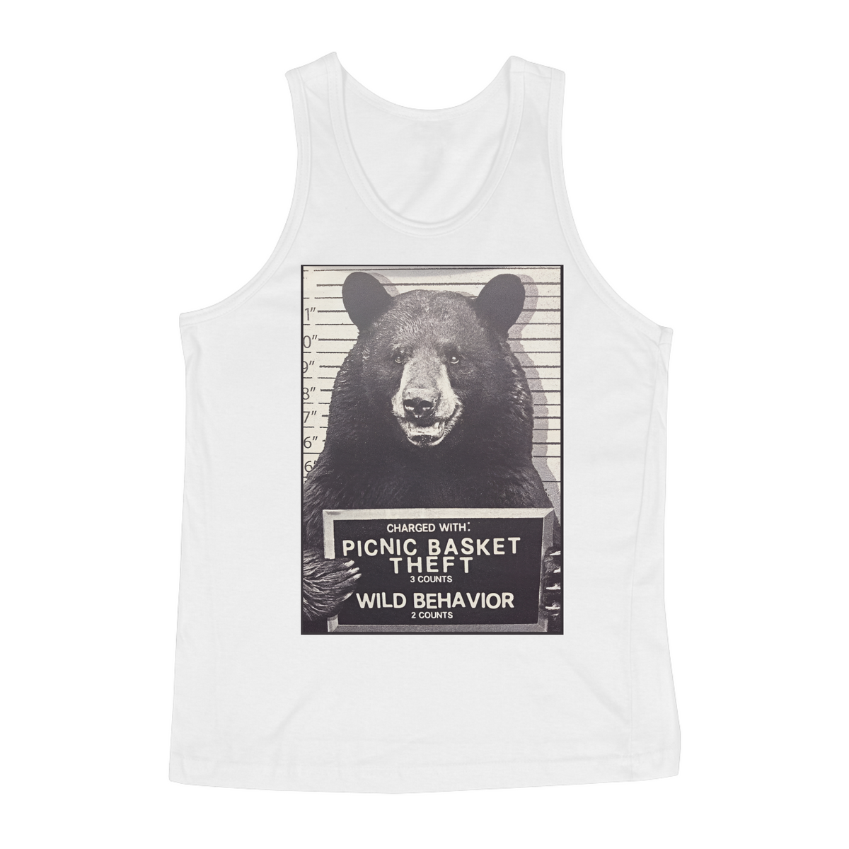 Nome do produto: Bear Mugshot - Regata