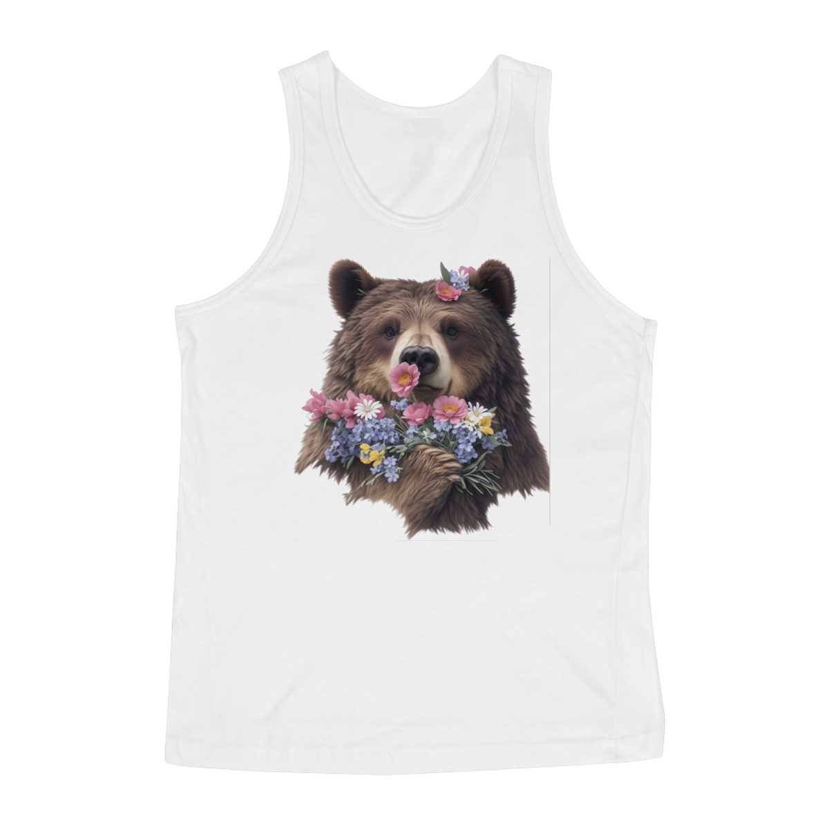 Nome do produto: Bear with Flowers - Regata