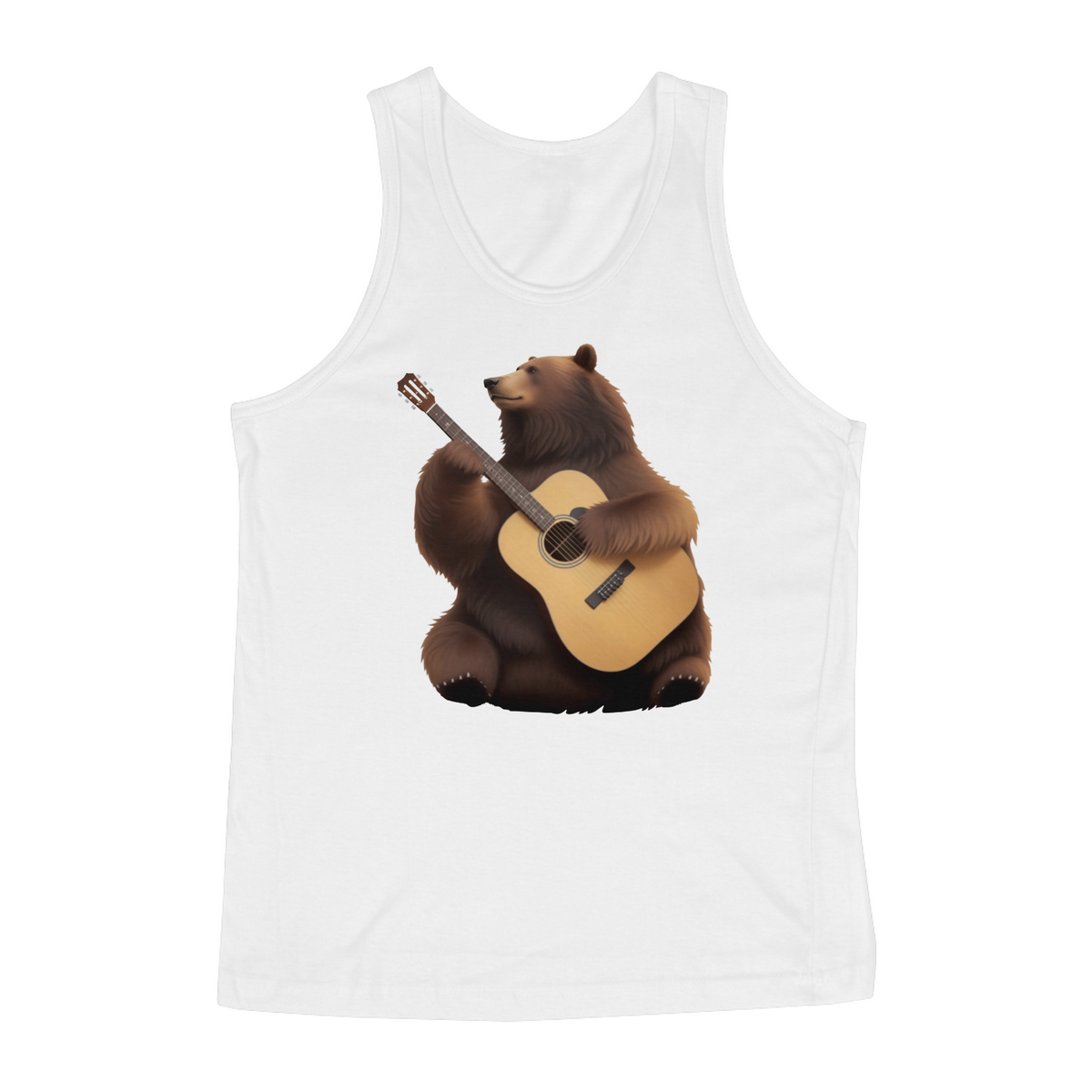 Nome do produto: Bear Playing Guitar - Regata