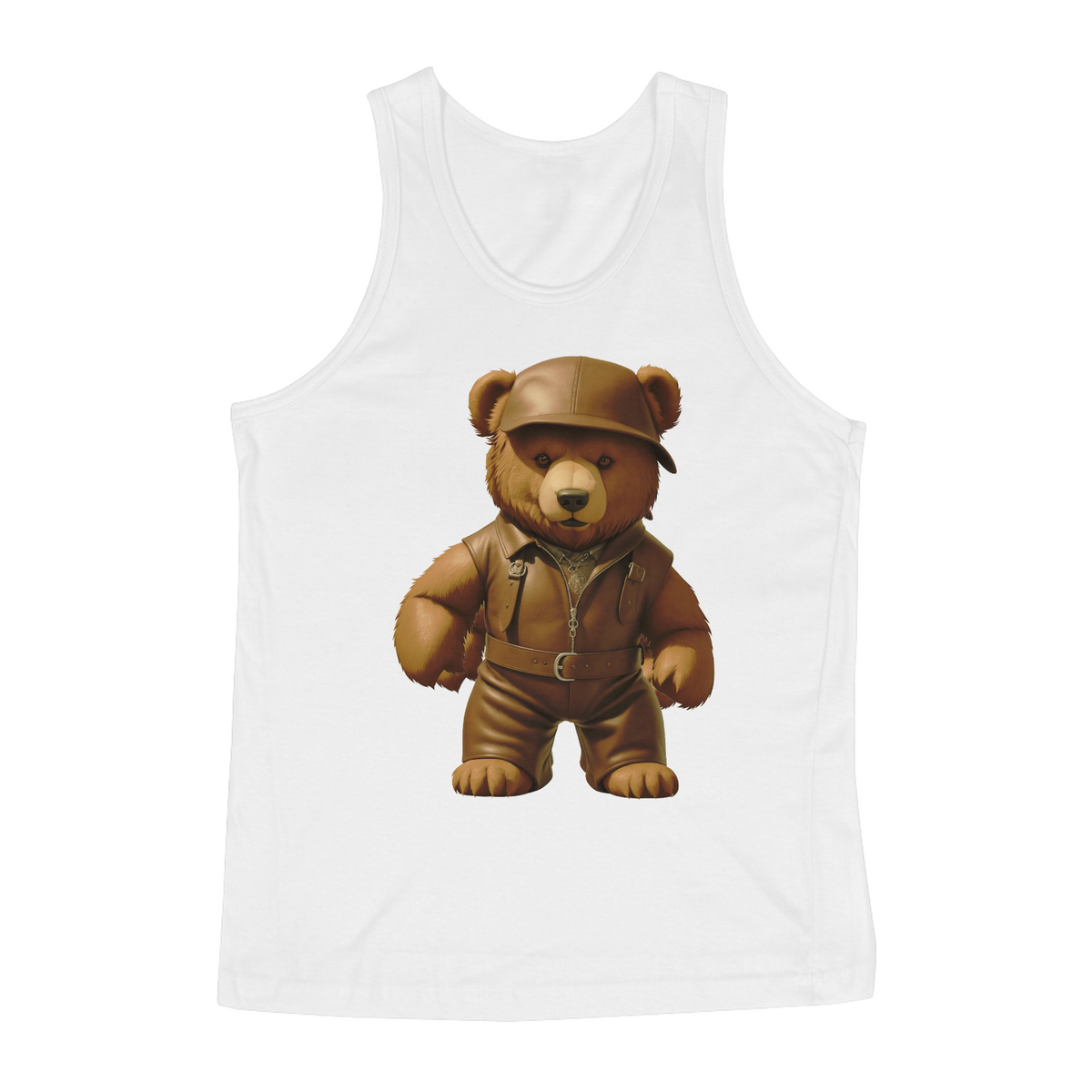 Nome do produto: Leather teddy Bear 2 - Regata
