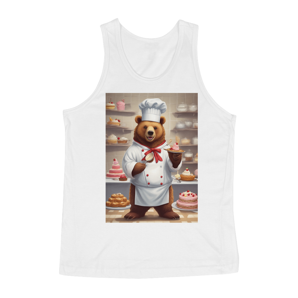 Nome do produto: Bear Chef Confeiteiro - Regata