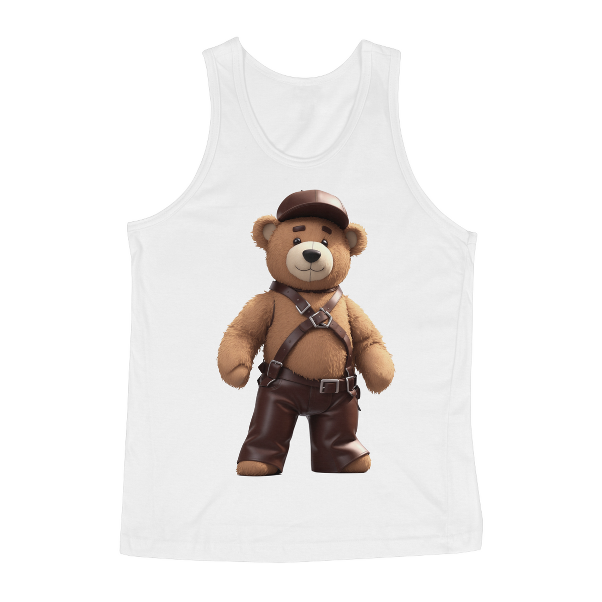 Nome do produto: Leather Harness Teddy - Regata