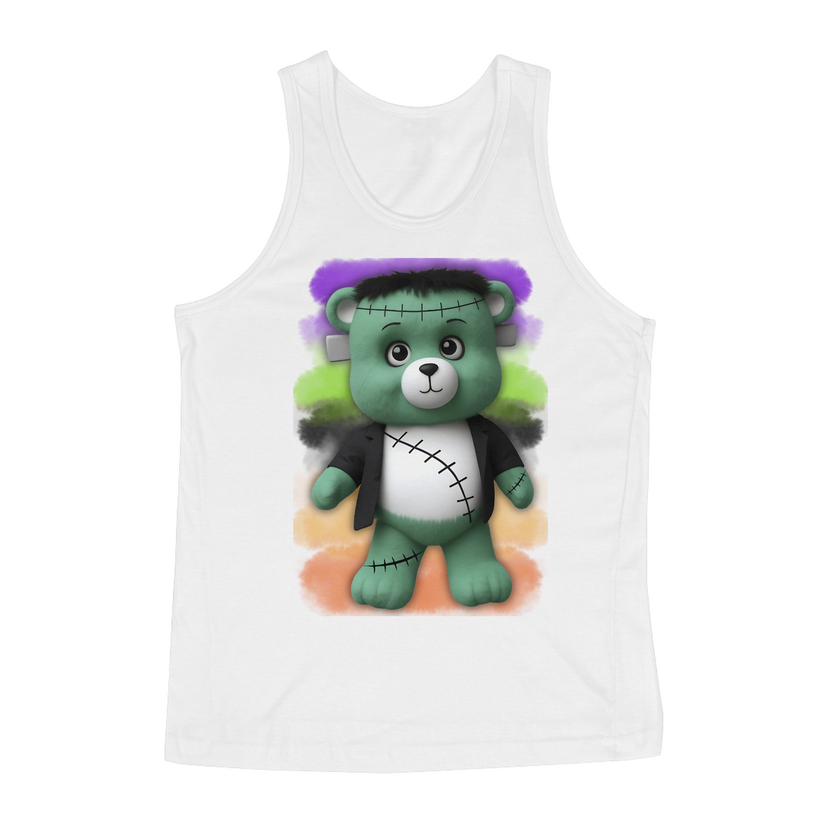 Nome do produto: Halloween Frankie Bear - Regata