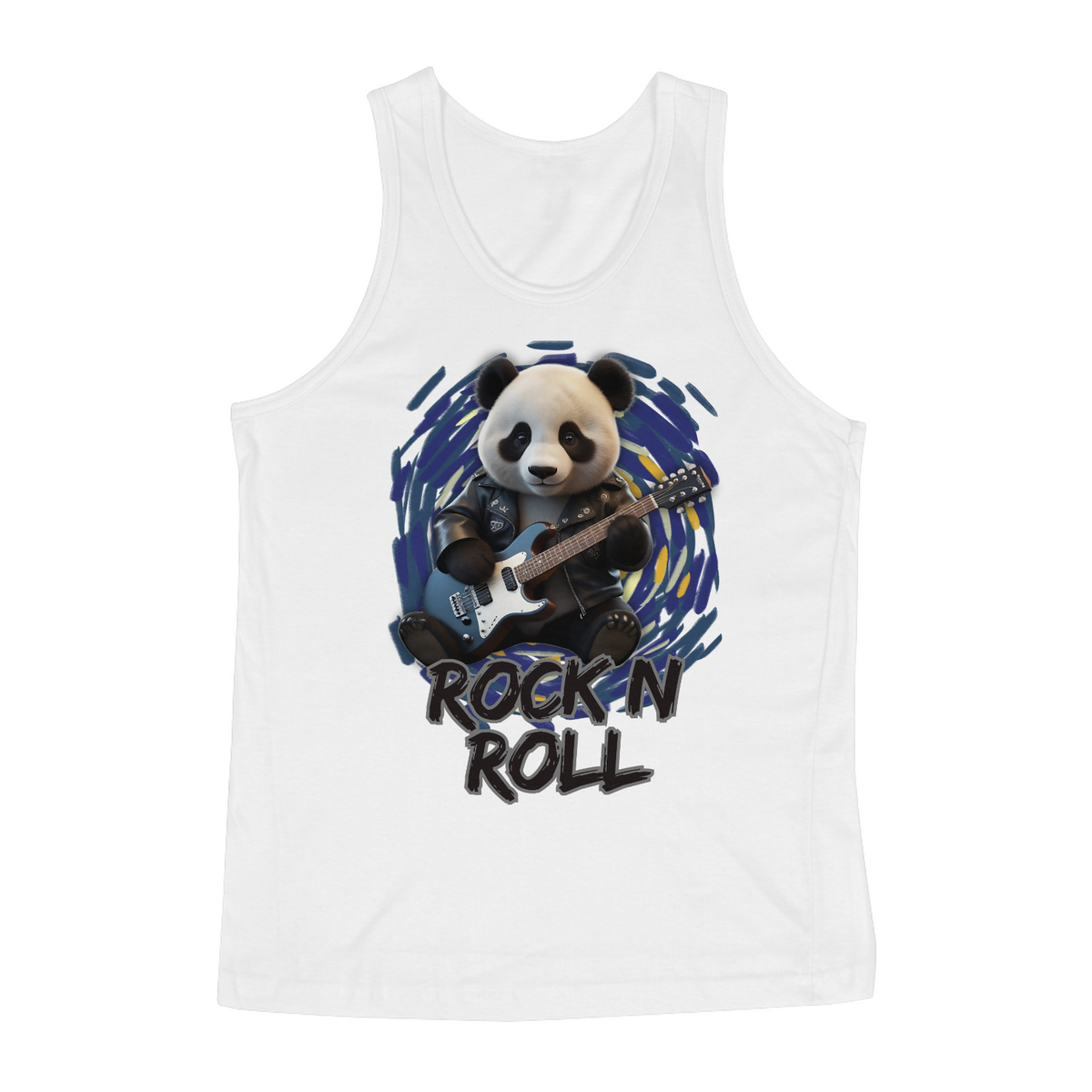 Nome do produto: Panda Rock N Roll - Regata