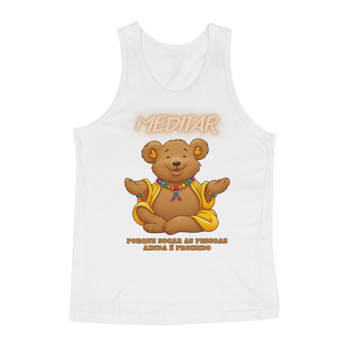 Nome do produto: Bear Zen Humor - Regata