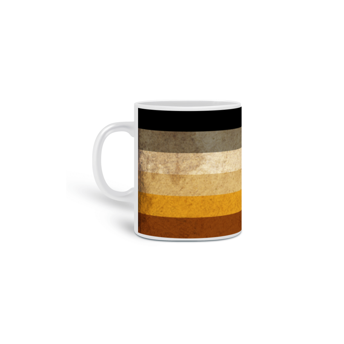 Nome do produto: Bear Pride Flag Rust - Caneca