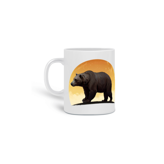 Grizzly Sunset - Caneca