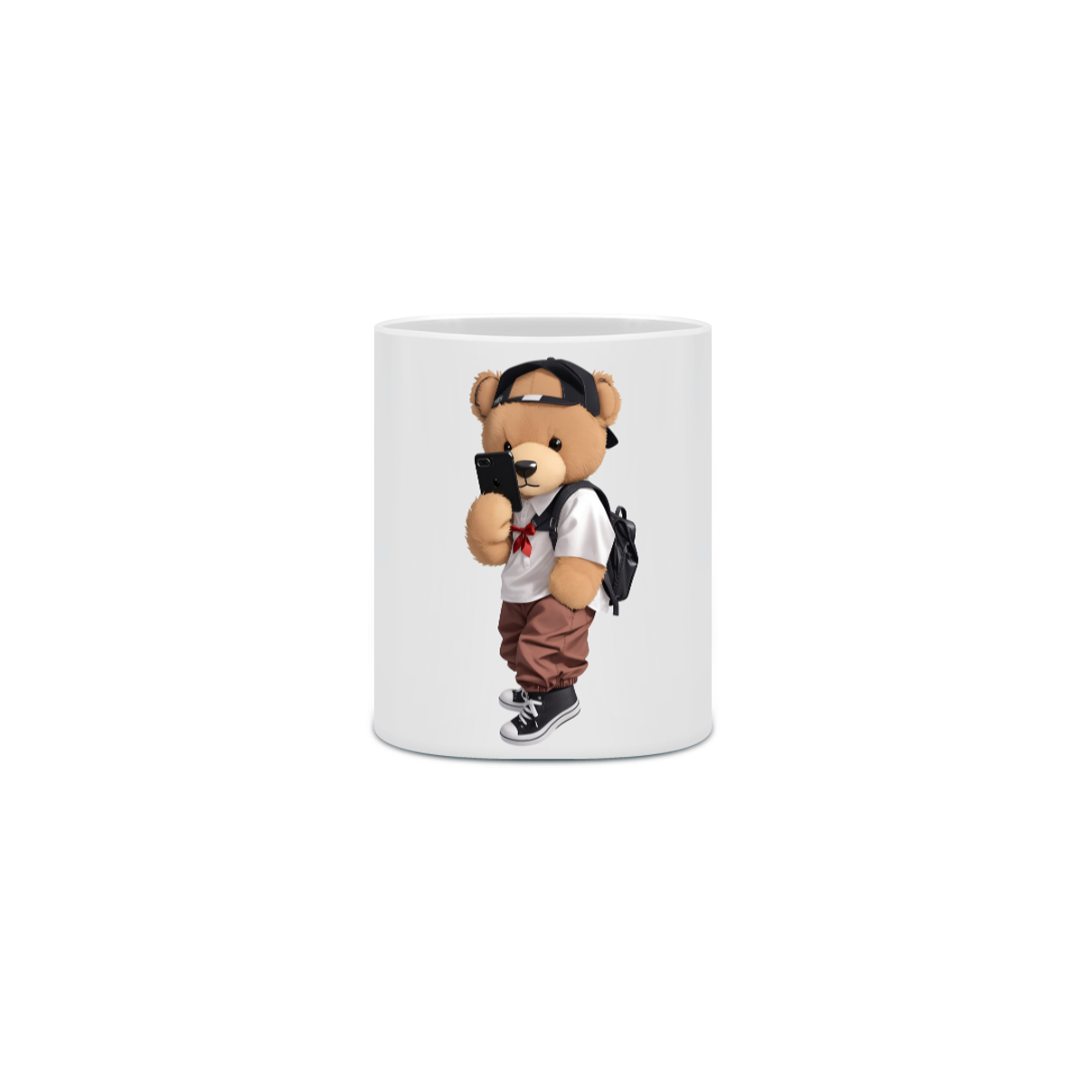 Nome do produto: Teddy Bear Selfie - Caneca