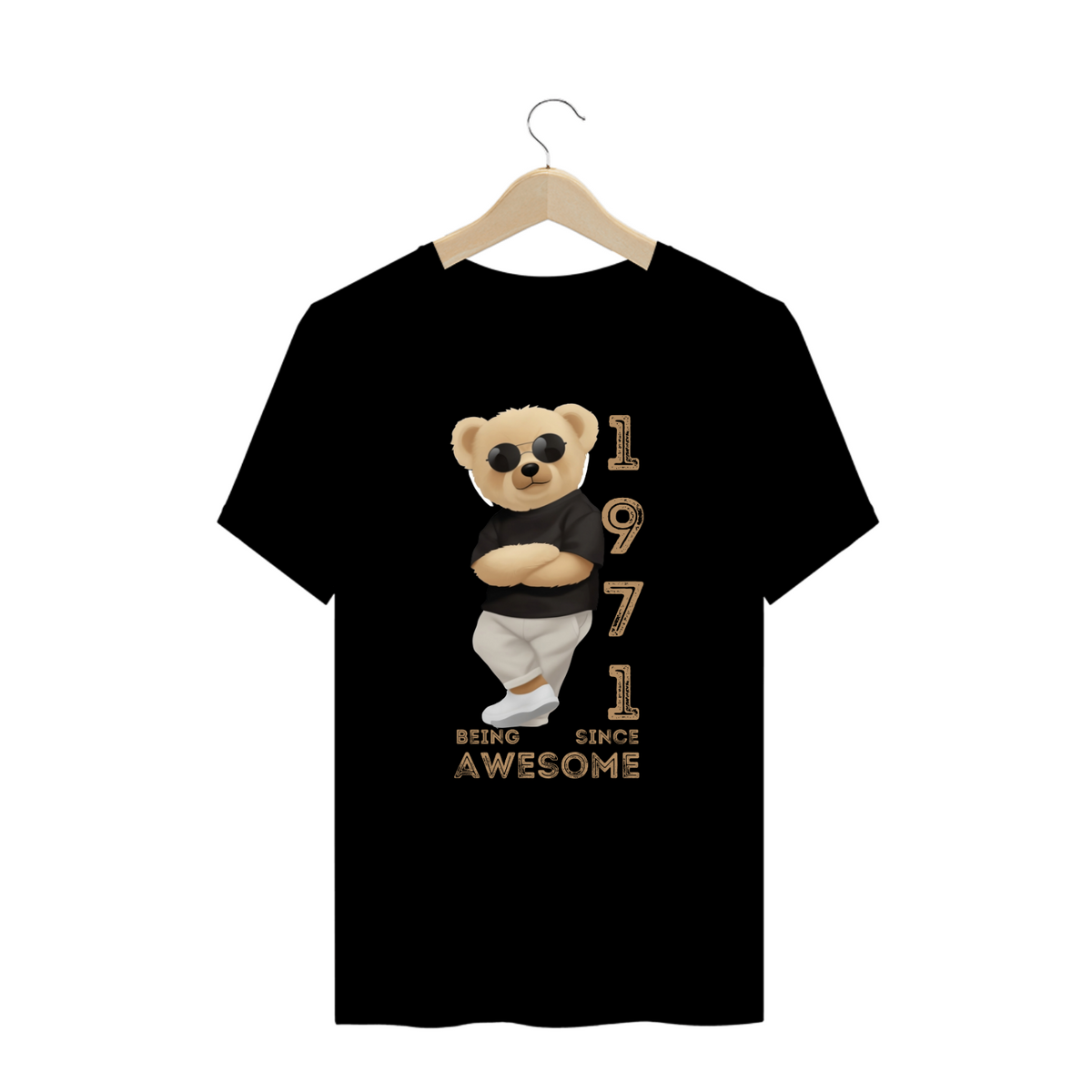 Nome do produto: Being Awesome 1971 Teddy Bear - Plus Size