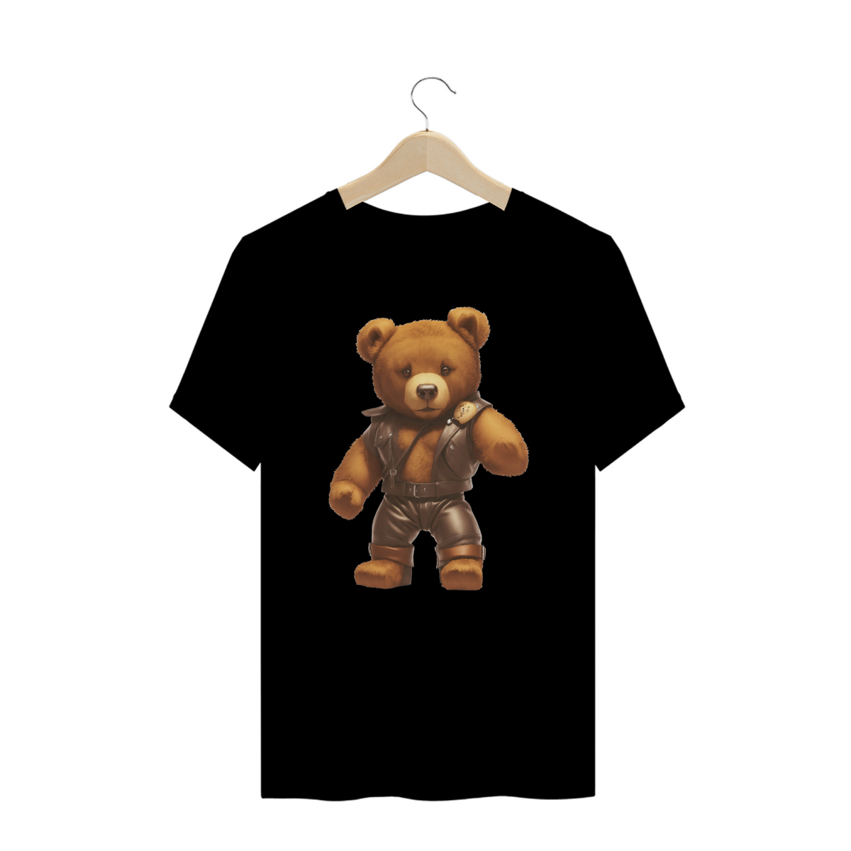 Nome do produto: Leather Teddy Bear - Plus Size