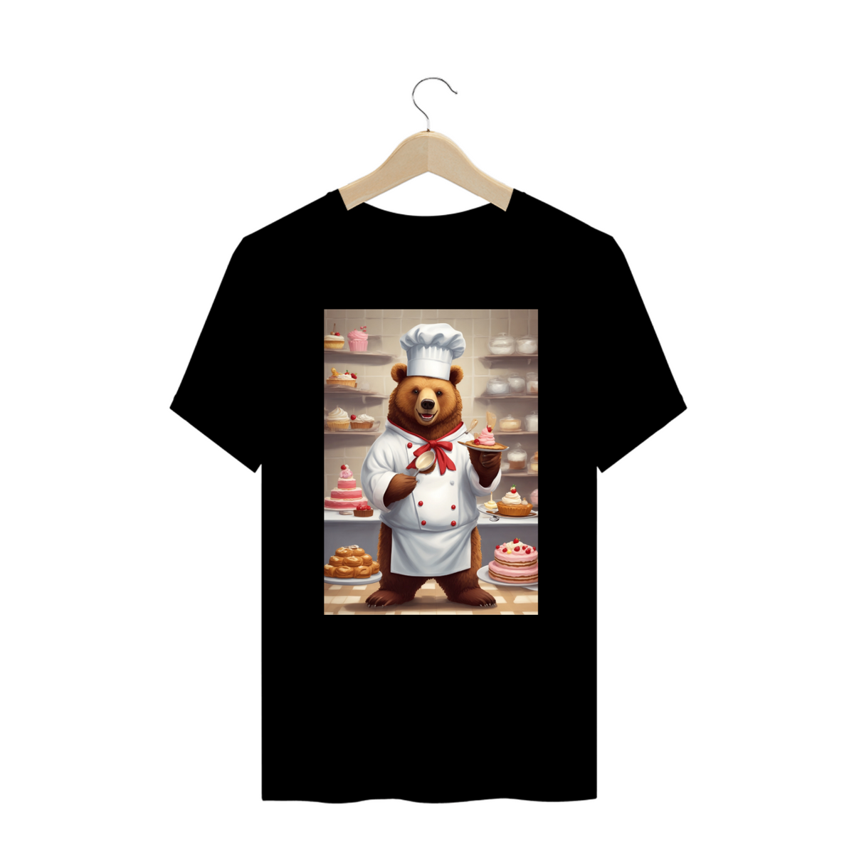 Nome do produto: Bear Chef Confeiteiro - Plus Size