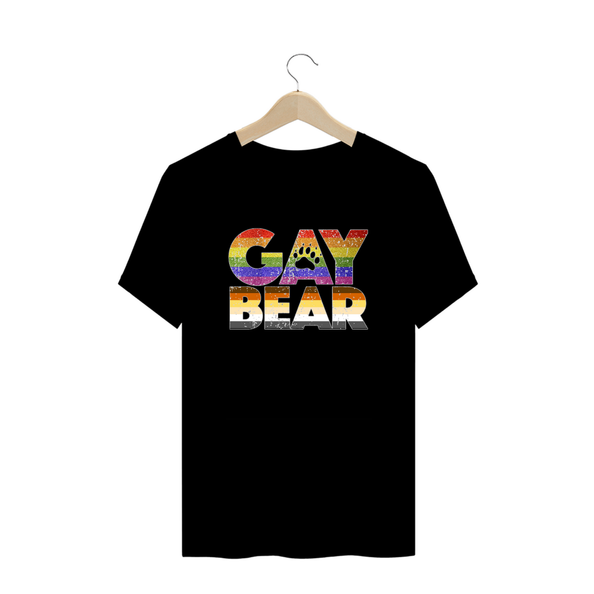 Nome do produto: Lettering Gay Bear 2 - Plus Size