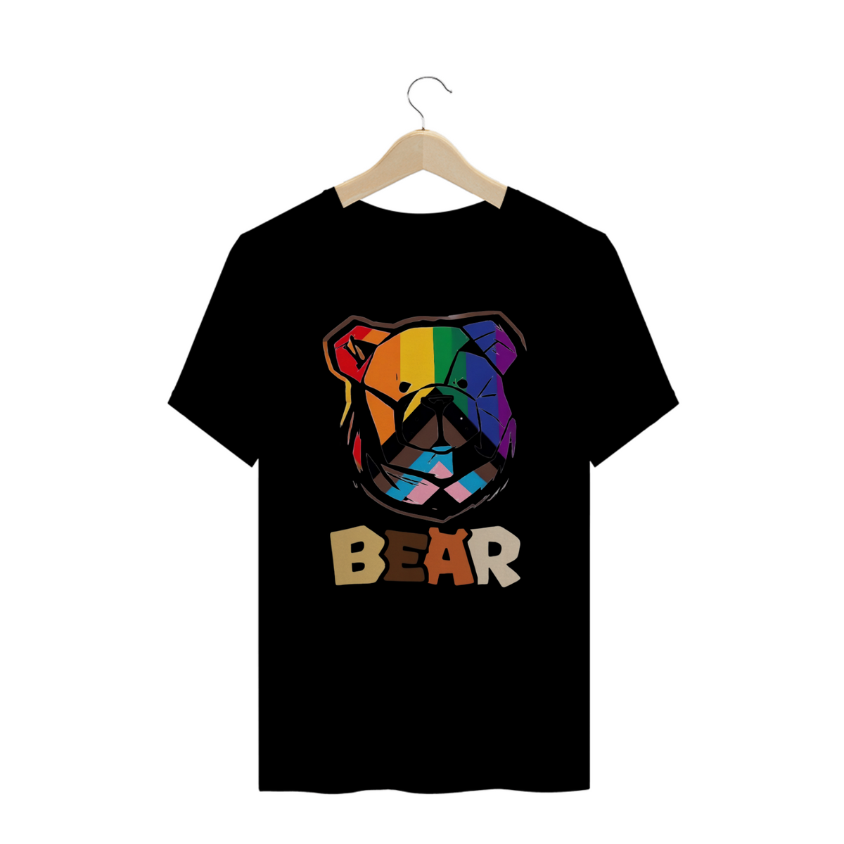 Nome do produto: Pride Flag Bear Mosaic - Plus Size