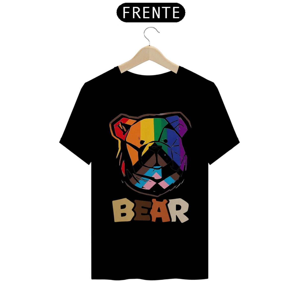 Nome do produto: Pride Flag Bear Mosaic - Quality