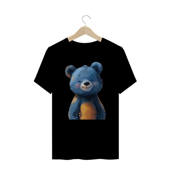 Blue Teddy Aquarela - Plus Size