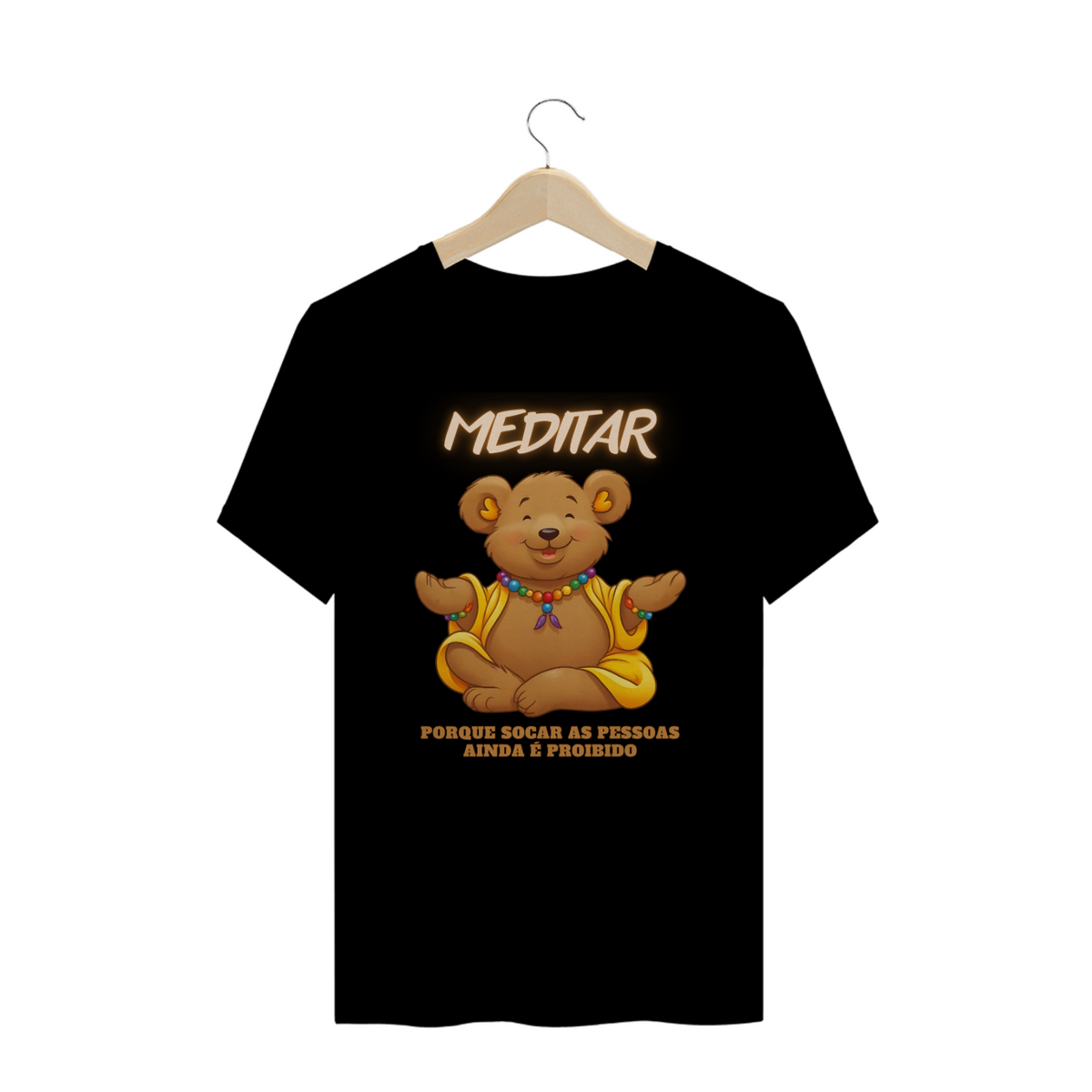 Nome do produto: Bear Zen Humor - Plus Size