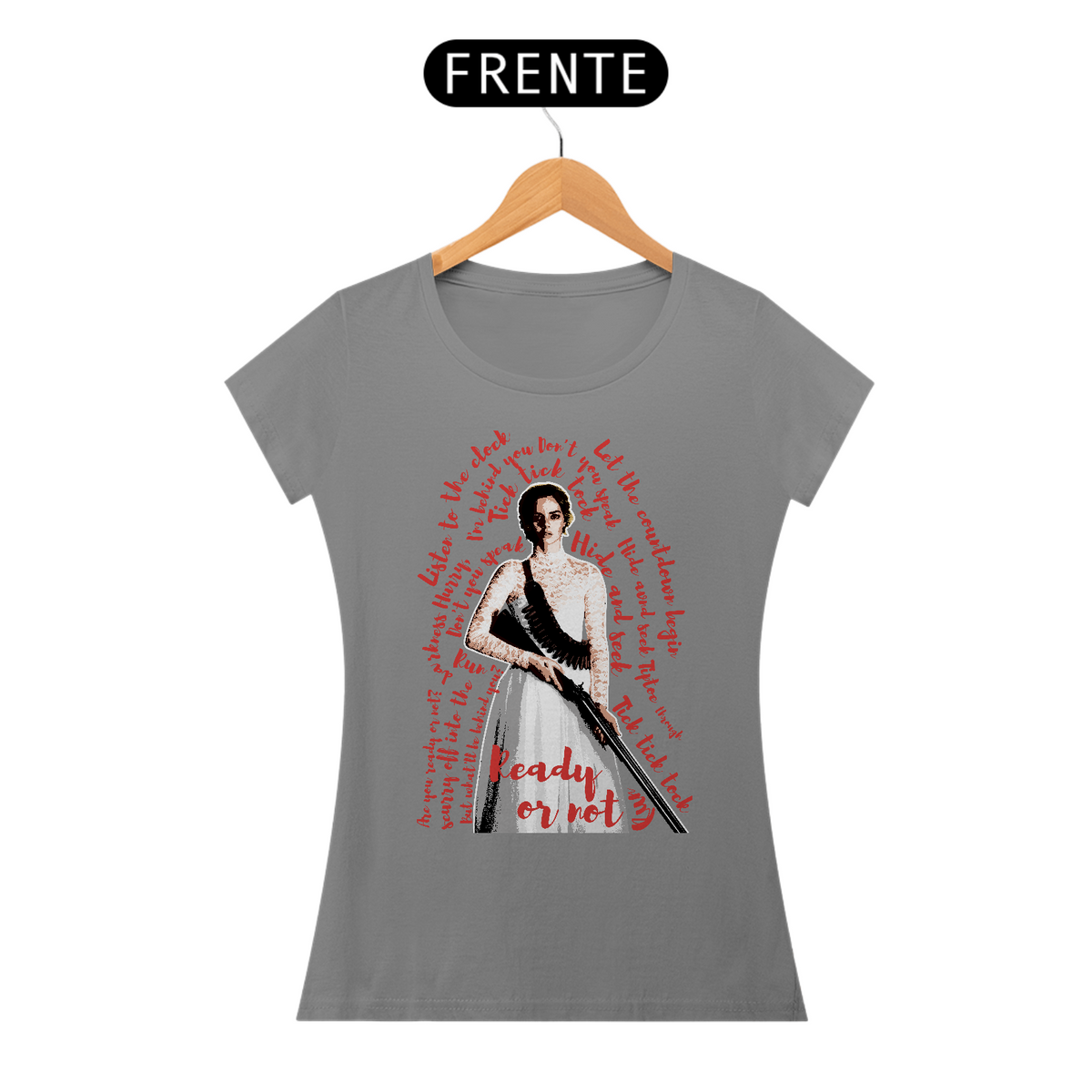 Nome do produto: Camiseta Casamento Sangrento | Ready or Not | Hide and Seek | Baby Look
