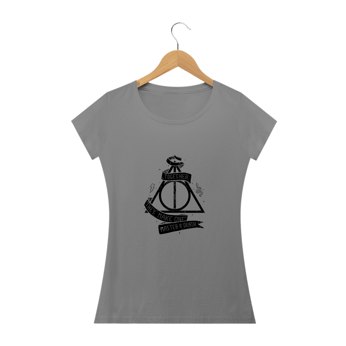 Nome do produto: Camiseta Harry Potter | Baby Look | As Relíquias da Morte Pt2