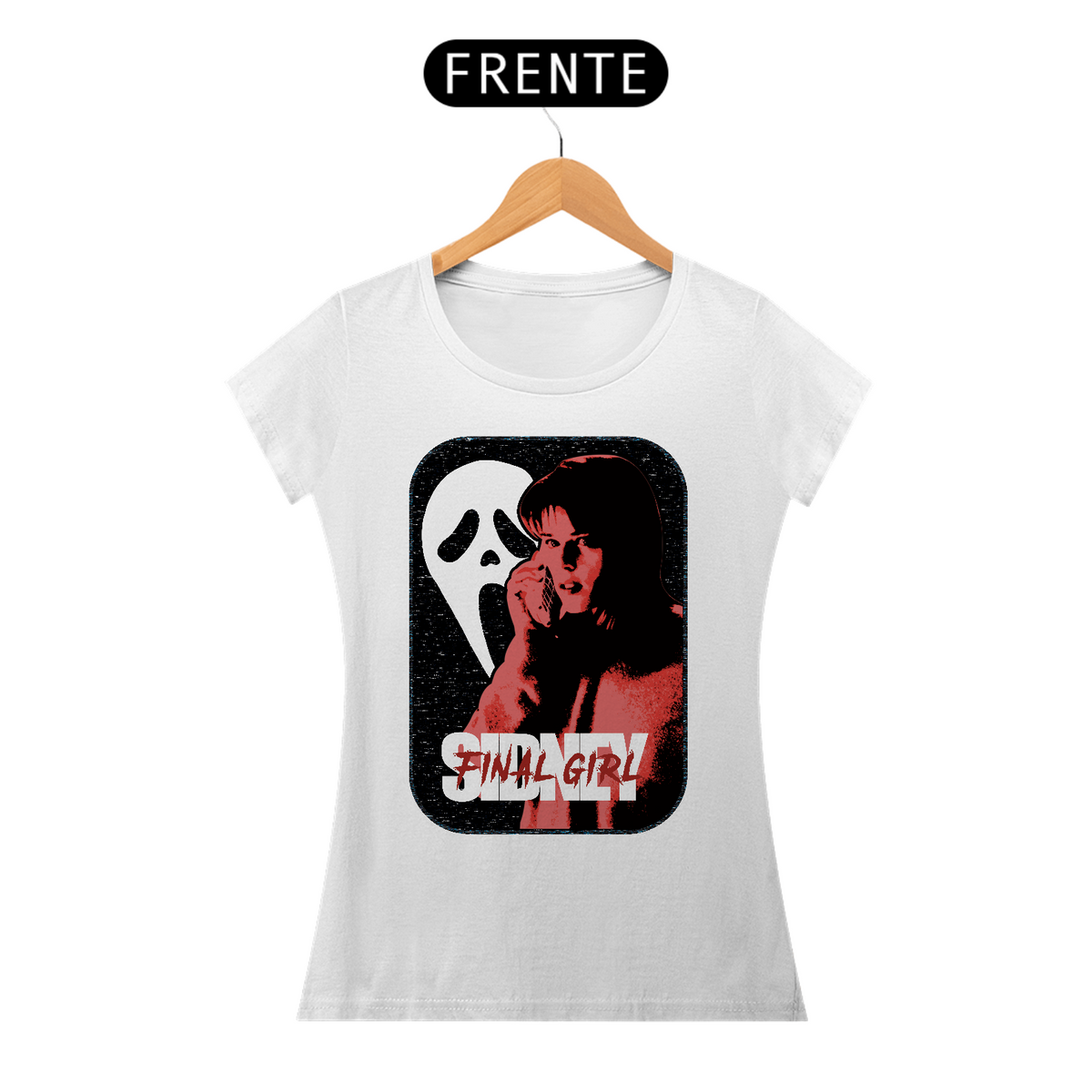 Nome do produto: Camiseta Final Girls | Sidney Prescott | Pânico | Baby Look