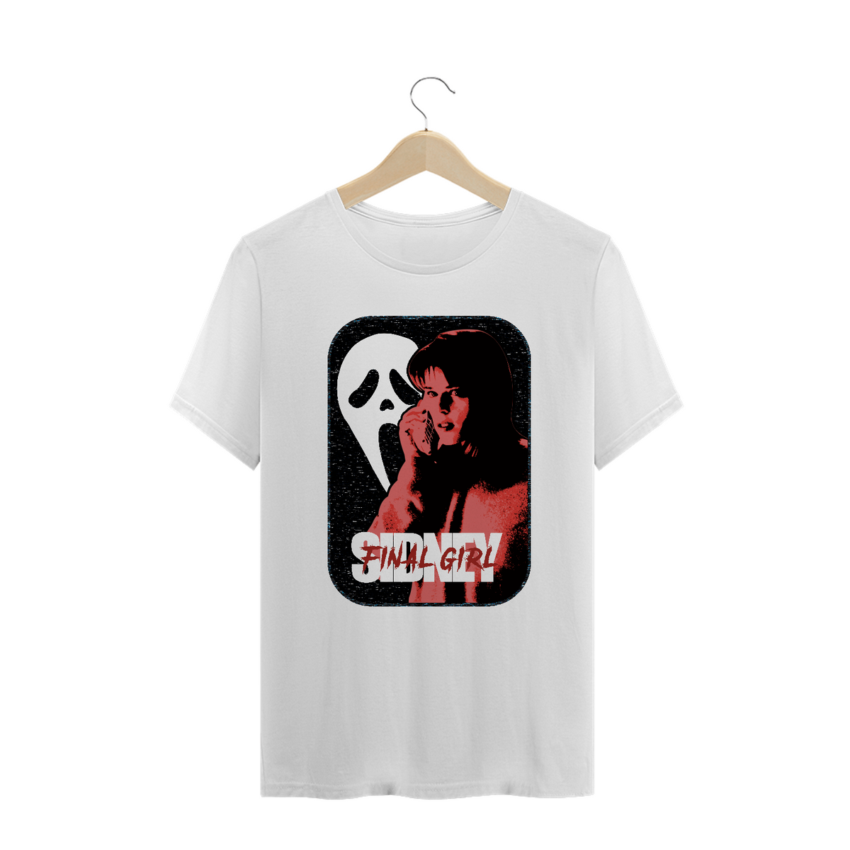 Nome do produto: Camiseta Final Girls | Sidney Prescott | Pânico | Plus Size