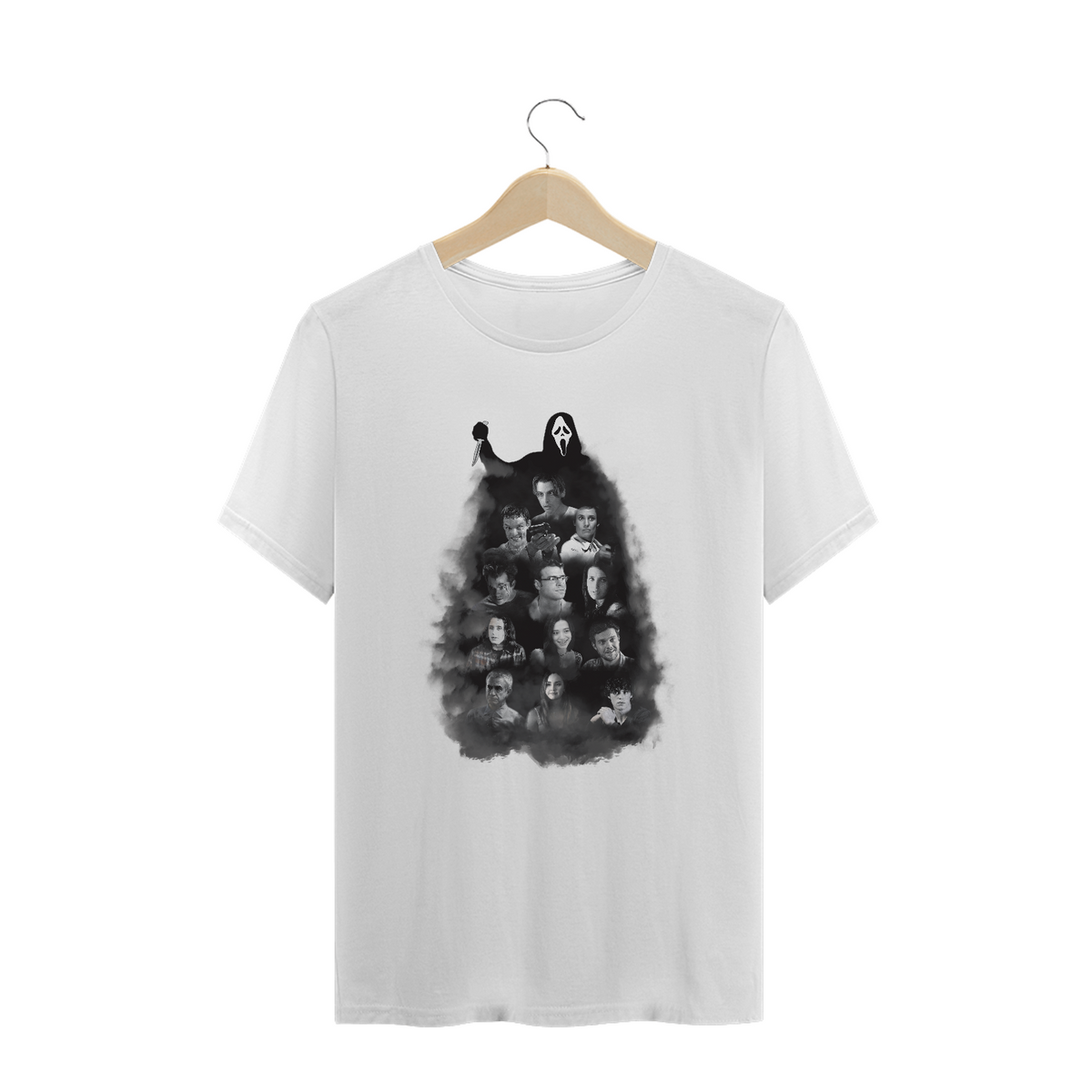 Nome do produto: Camiseta Ghostfaces | Pânico | Plus Size