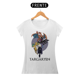 Nome do produtoCamiseta Daenerys Treinadora Pokémon | Game Of Thrones | Baby Look