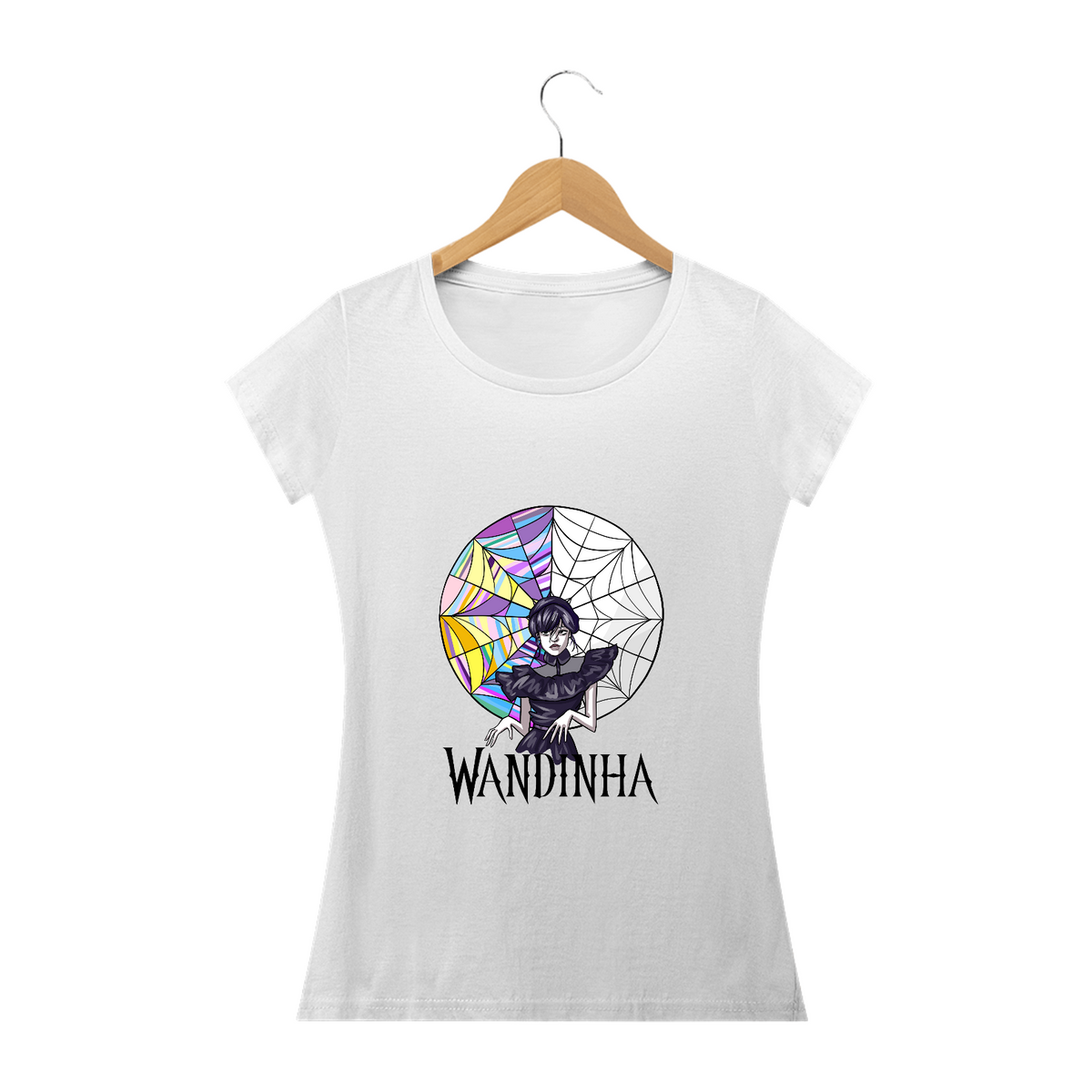 Nome do produto: Camiseta Wandinha | Baby Look