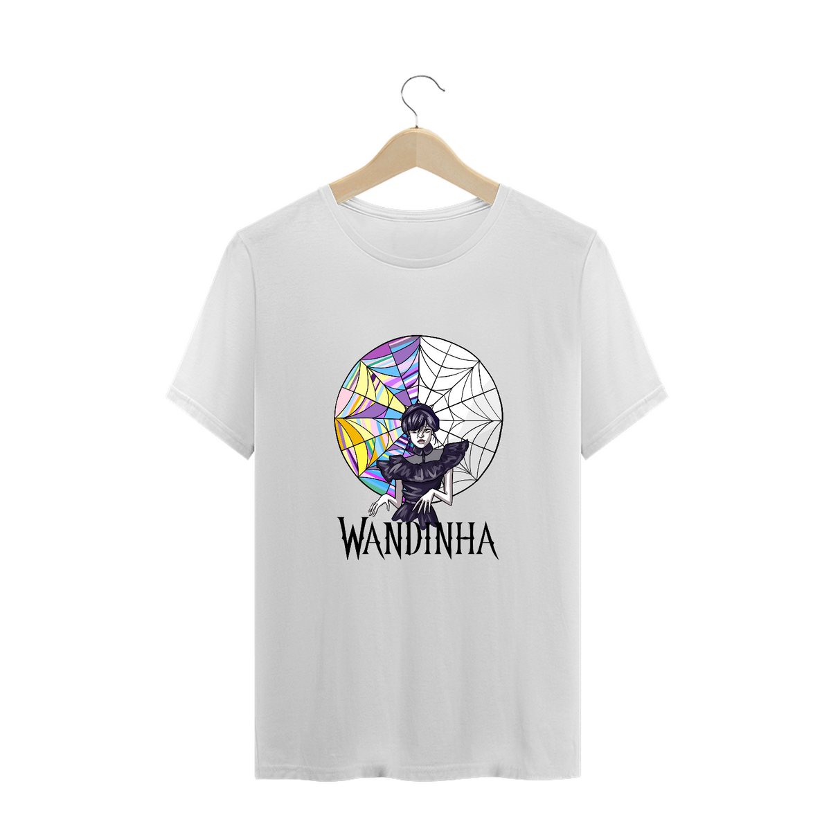 Nome do produto: Camiseta Wandinha | Plus Size
