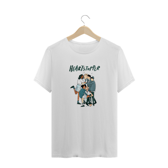 Camiseta Heartstopper | Plus Size | Amigos