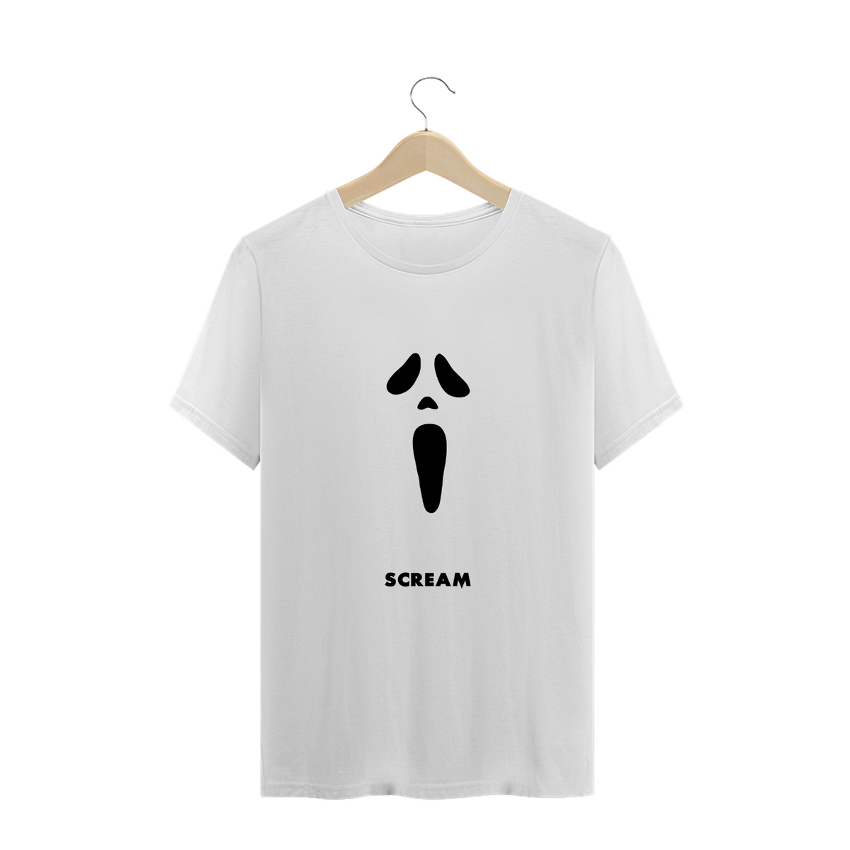 Nome do produto: Camiseta Pânico | Plus Size | Ghostface | Scream