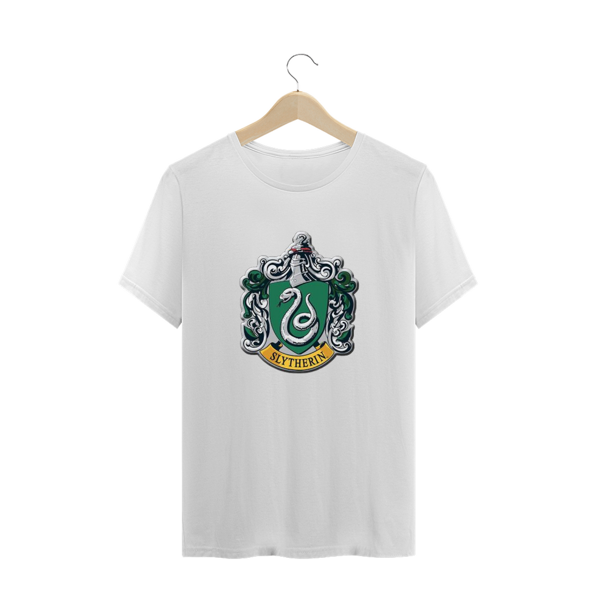 Nome do produto: Camiseta Harry Potter | Plus Size | Sonserina