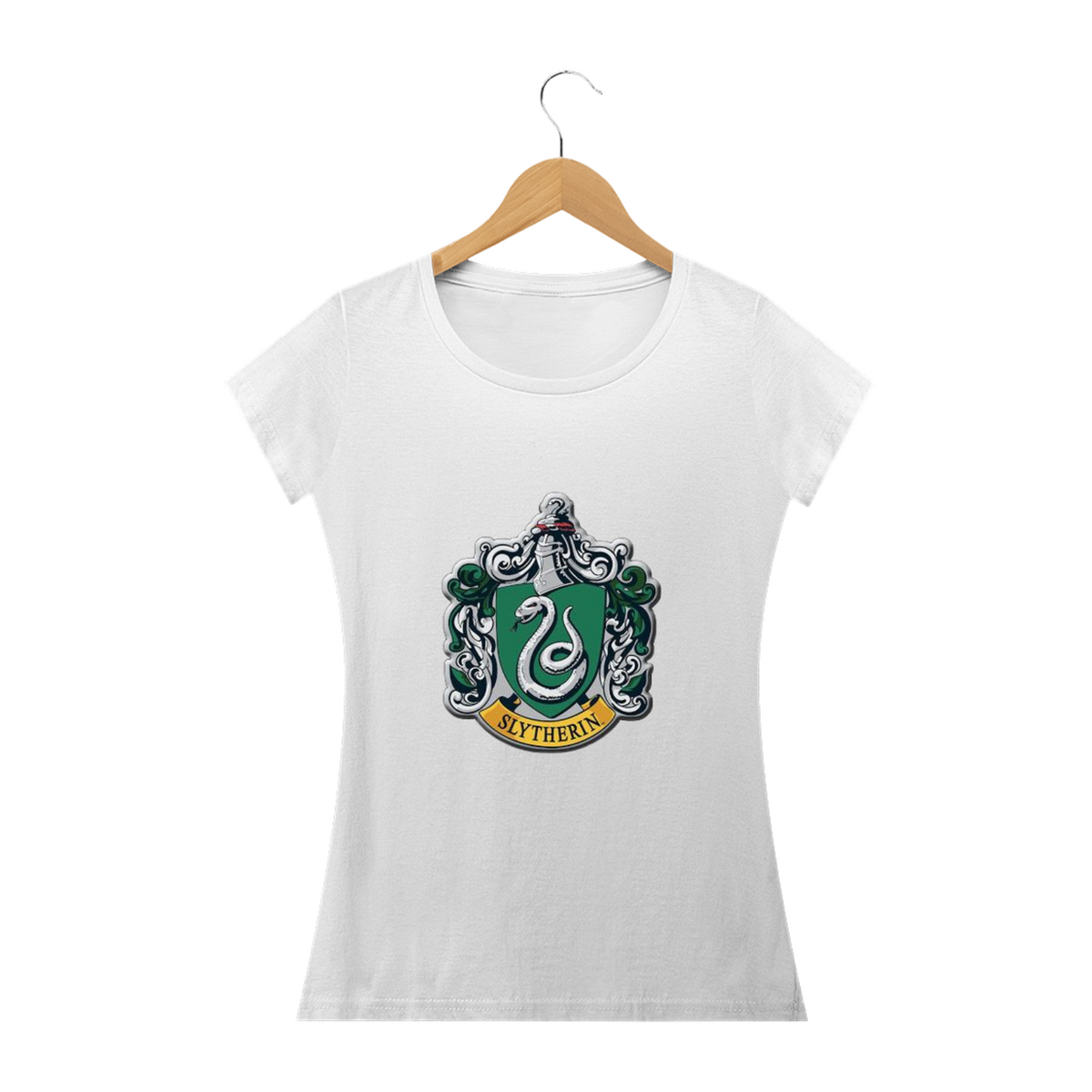 Nome do produto: Camiseta Harry Potter | Baby Look | Sonserina