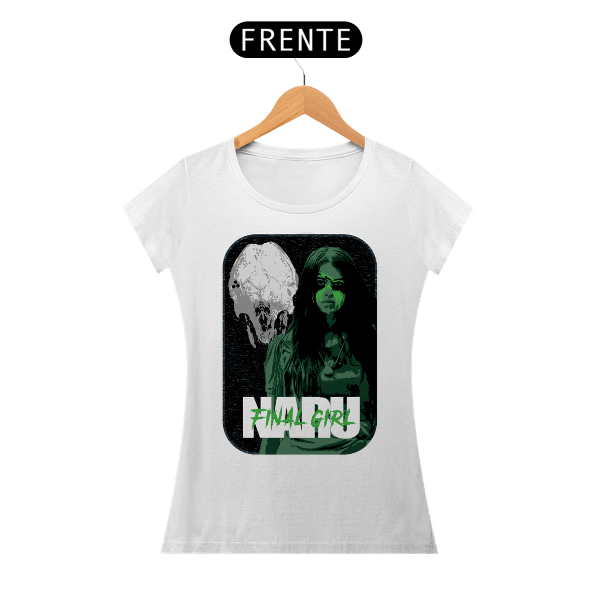 Nome do produto: Camiseta Final Girls | Naru | Predador | Baby Look