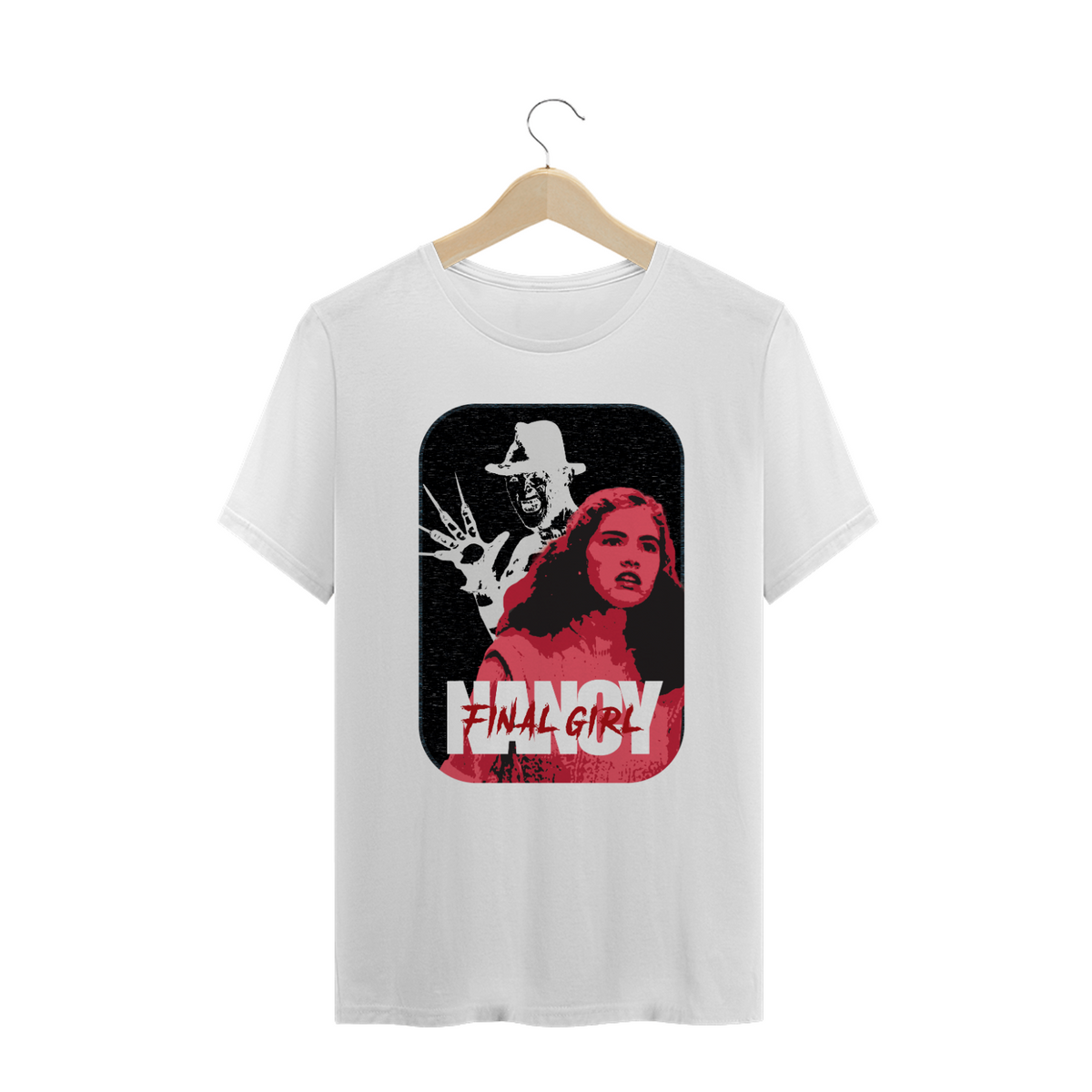 Nome do produto: Camiseta Final Girls | Nancy Thompson | A Hora do Pesadelo | Plus SIze