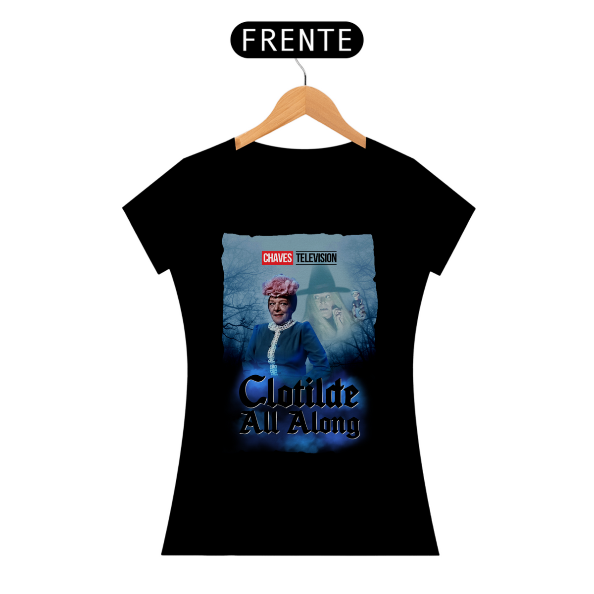 Nome do produto: Camiseta Clotilde All Along | Chaves | Baby Look