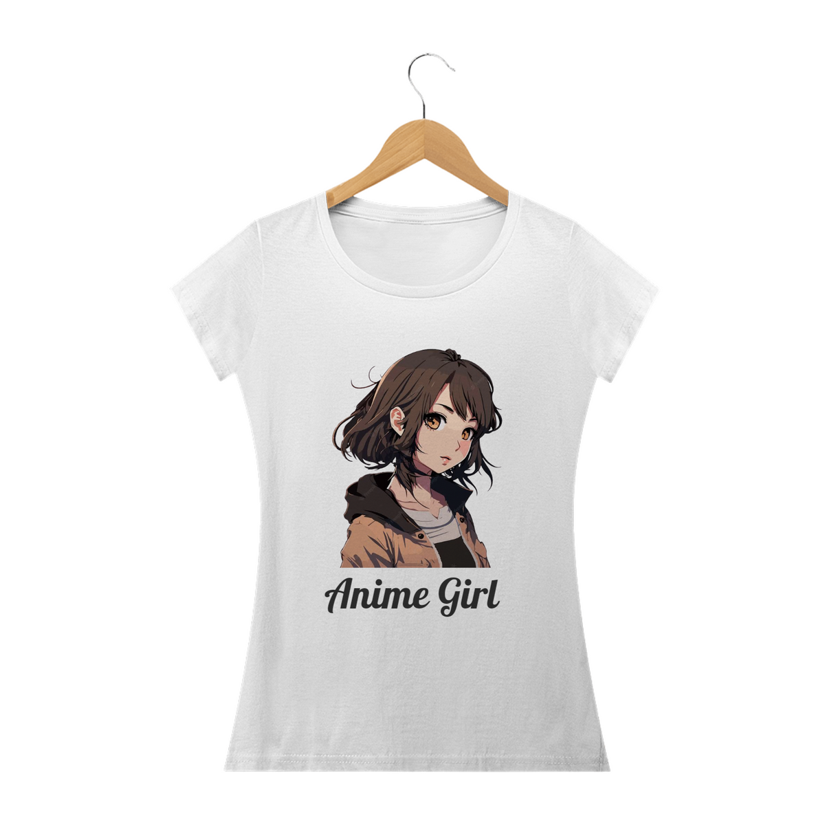 Nome do produto: Camiseta Feminina Anime Girl