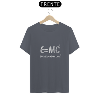 Nome do produtoCamisa Einstein Geek  Fórmula Energética da Preguiça - Conforto e Estilo