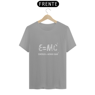 Nome do produtoCamisa Einstein Geek  Fórmula Energética da Preguiça - Conforto e Estilo