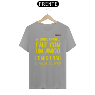 Nome do produtoCamiseta Setembro Amarelo Estampa Amarela