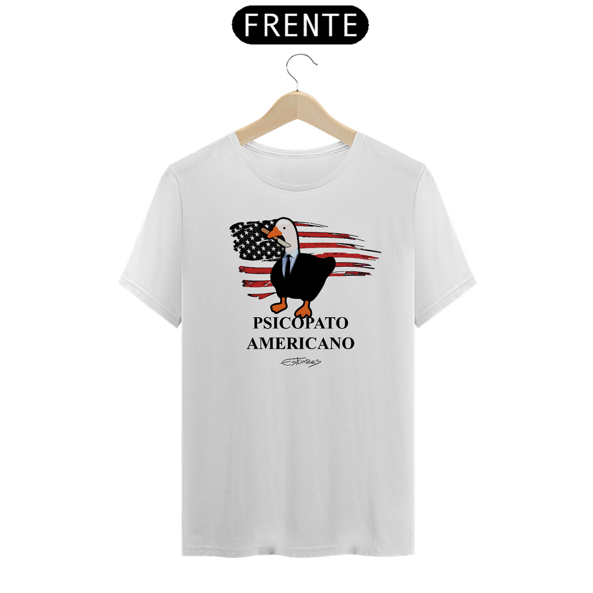 Nome do produto: Camiseta Psicopato Americano