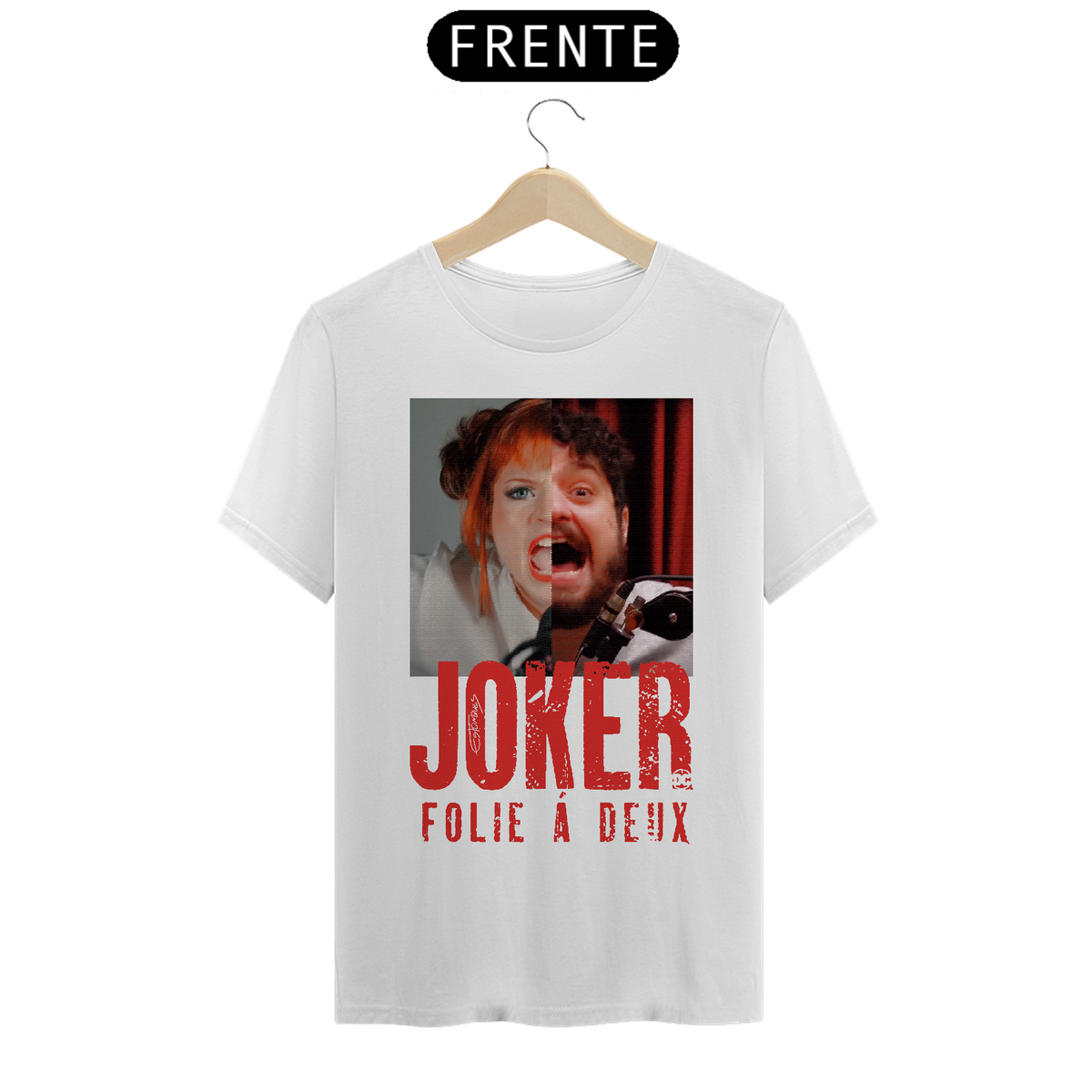 Nome do produto: Camiseta Monark e Raluca Joker Folie Á Deux