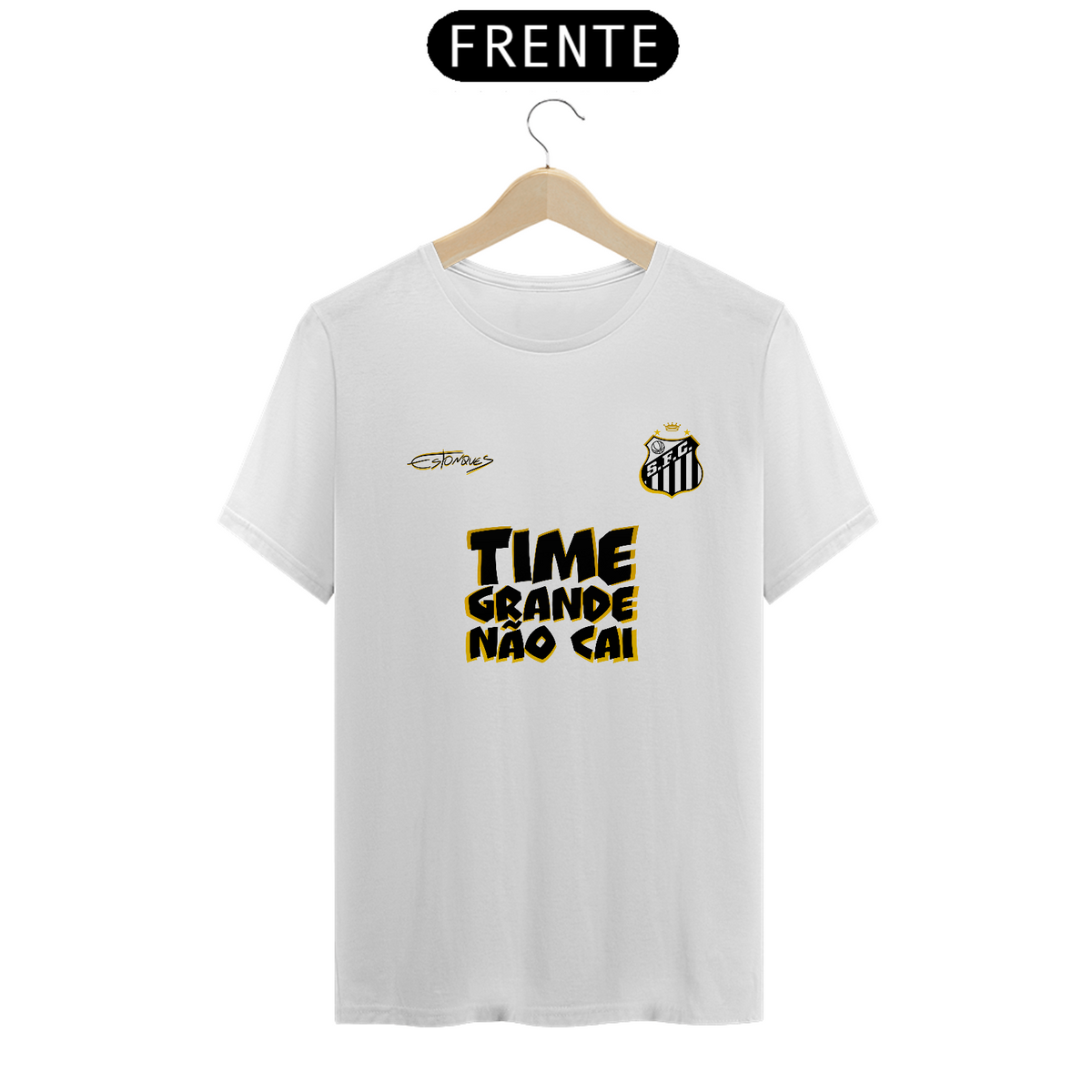 Nome do produto: Camiseta Santos Time Grande Não Cai