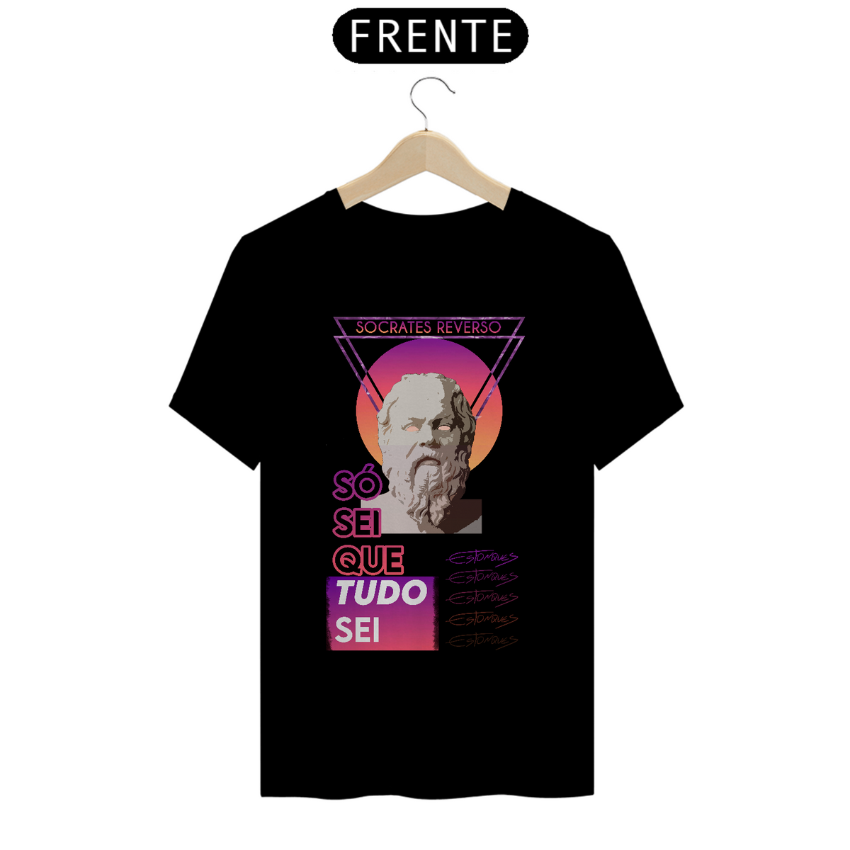 Nome do produto: Camiseta Socrates Reverso