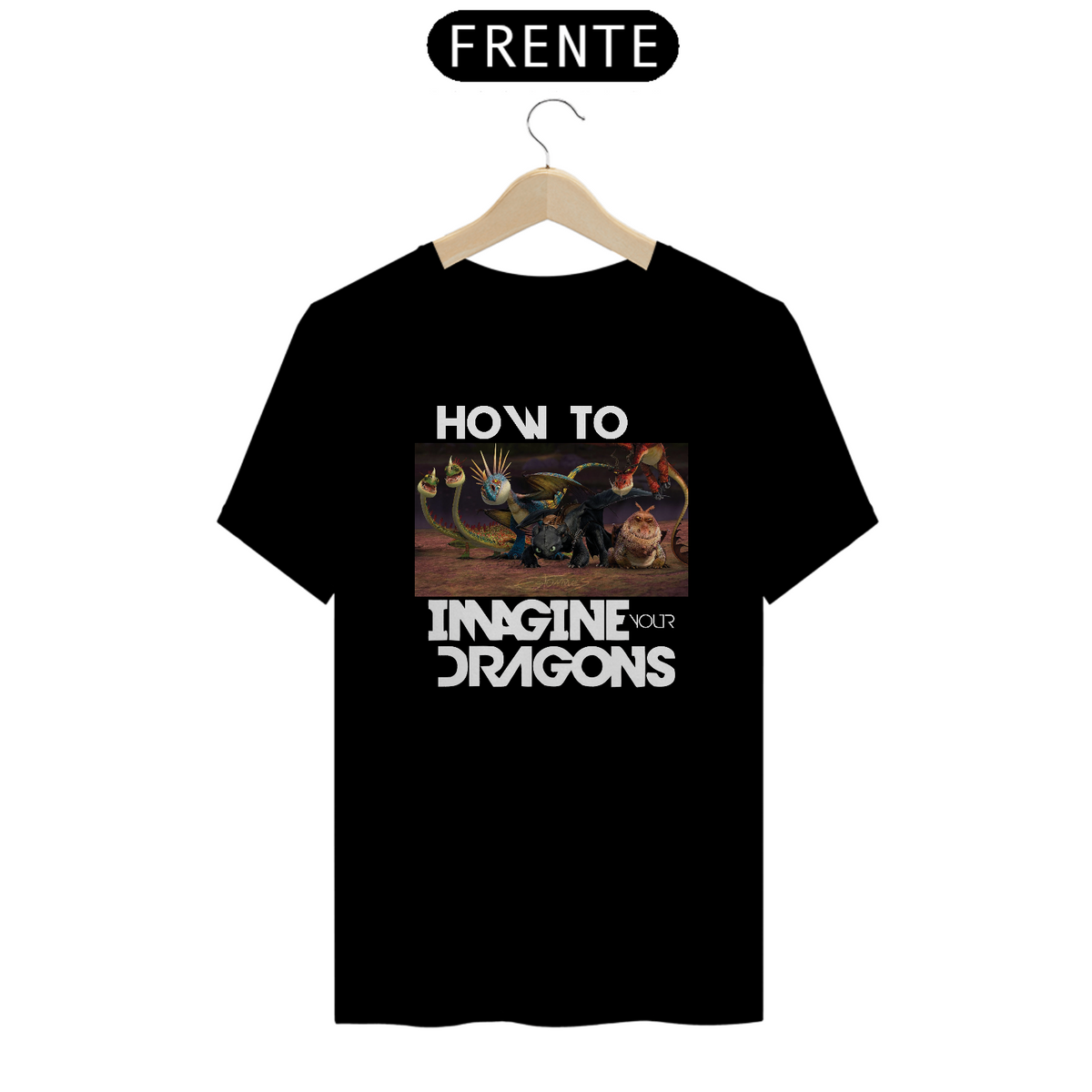 Nome do produto: Camiseta How to Imagine your Dragons