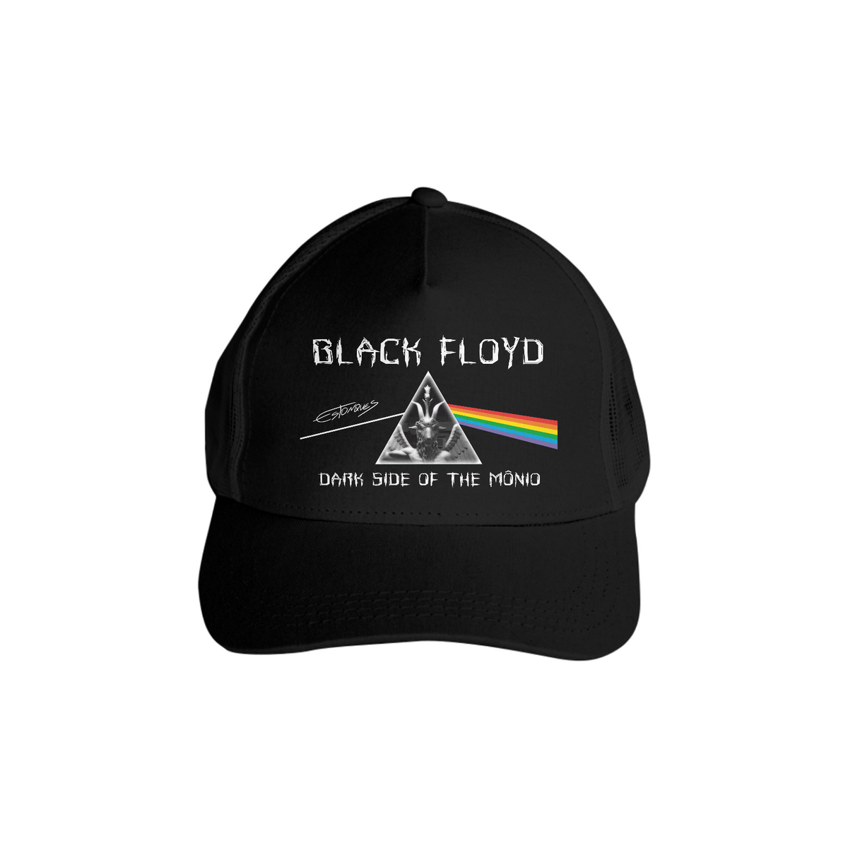 Nome do produto: boné Black Floyd Dark Side of The Mônio