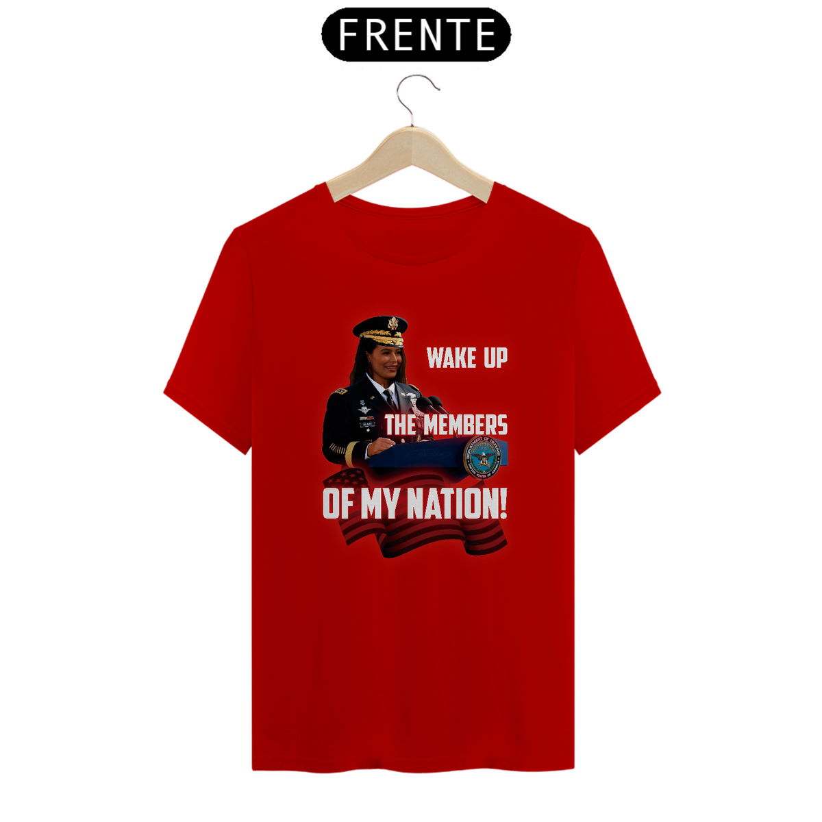Nome do produto: Camiseta ICarly Wake Up The Members of My Nation